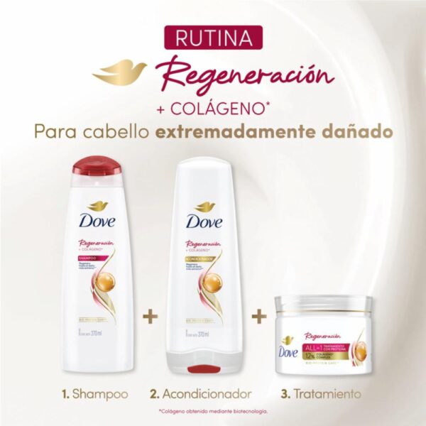 Tratamiento Capilar Regeneración Con Proteína DOVE 300 G - Imagen 3