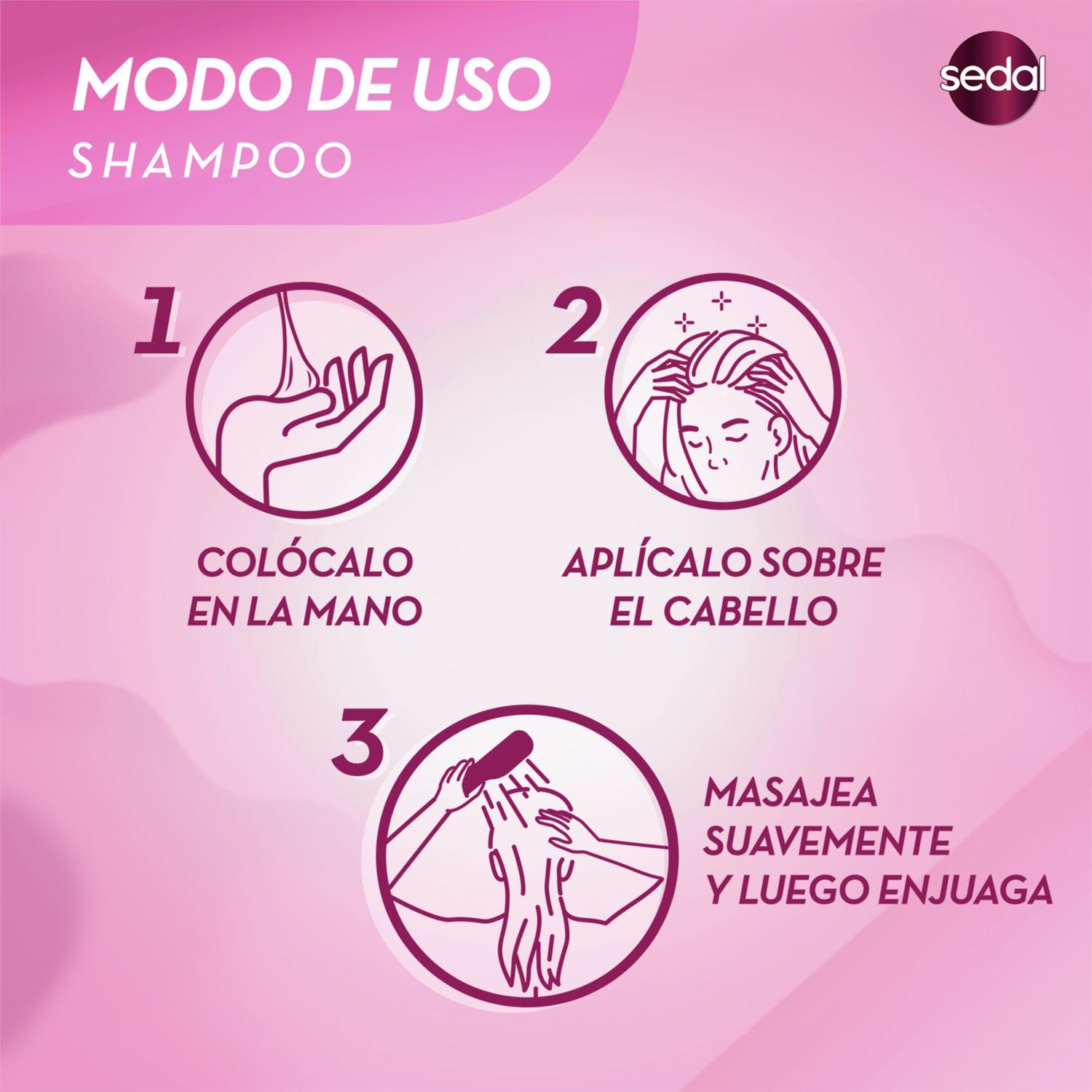 Shampoo De Cabello Con Ceramidas Active SEDAL 650 Ml