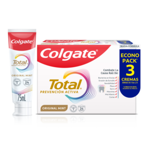 Crema Dental Total Original Mint COLGATE 3X75 Ml