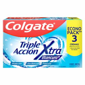 Crema Dental Triple Acción COLGATE 3 Uds X 60Ml