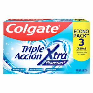Crema Dental Triple Acción COLGATE 3 Uds X 60Ml