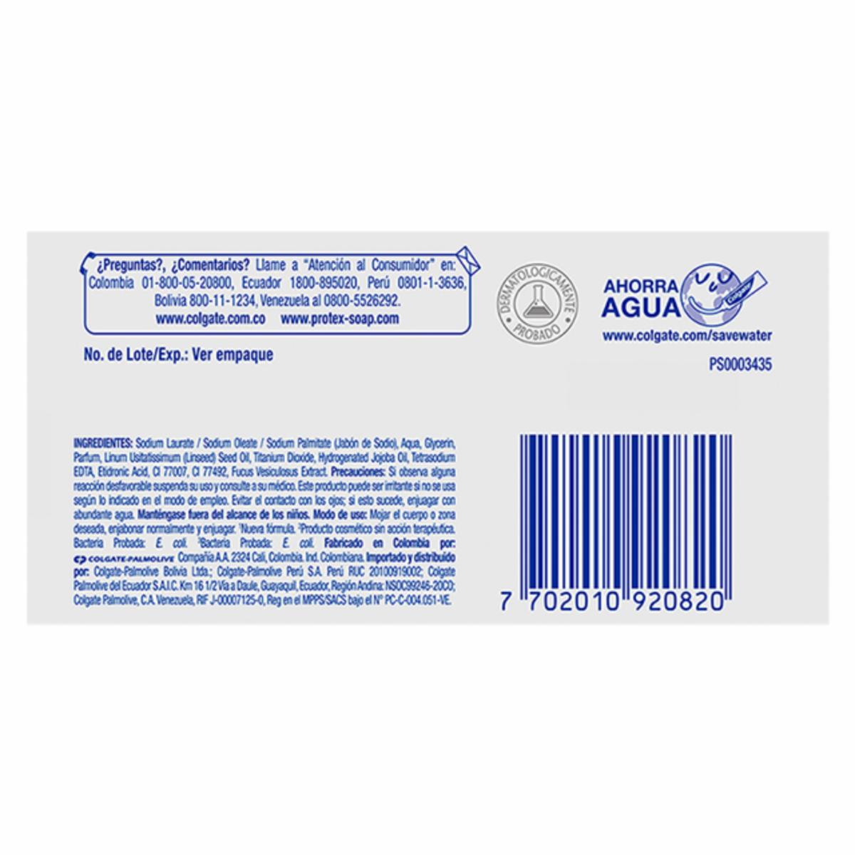 Jabón En Barra Limpieza Profunda Antibacterial PROTEX 3×110 G
