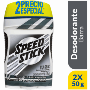 Desodorante En Barra Para Hombre Clásico Pack Precio Especial SPEED STICK 2 X 50 G