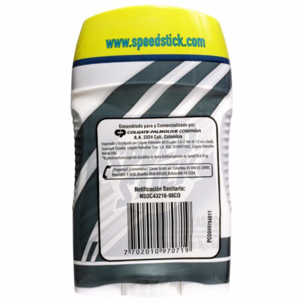 Desodorante En Barra Para Hombre Clásico Pack Precio Especial SPEED STICK 2 X 50 G - Imagen 6