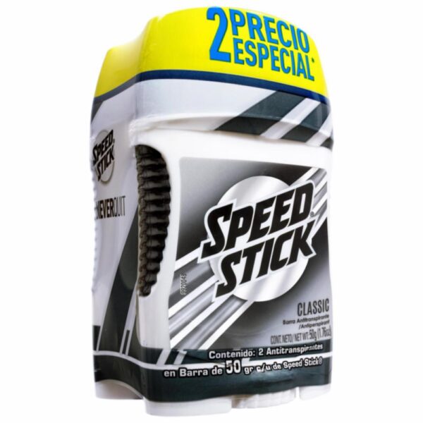 Desodorante En Barra Para Hombre Clásico Pack Precio Especial SPEED STICK 2 X 50 G - Imagen 7