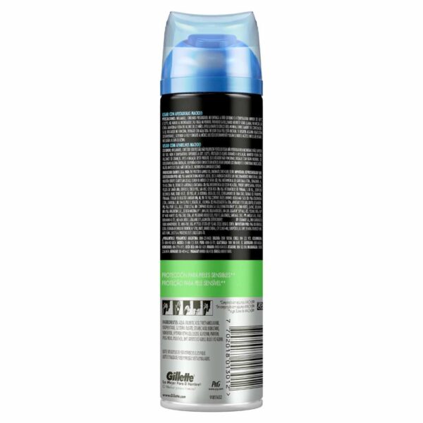 Gel Para Afeitar Mach 3 Sensitive Complete Defense GILLETTE 200 G - Imagen 2