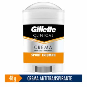 Crema Antitranspirante Clinical Sport Triumph GILLETTE 48 G