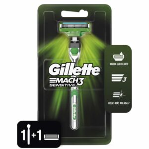 Afeitadora Desechable Caballero Mach 3 Sensitive Gel Grip GILLETTE Unidad
