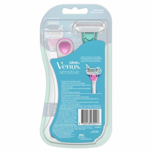 Afeitadora Venus Desechable Sensitive GILLETTE X2 Uds - Imagen 2