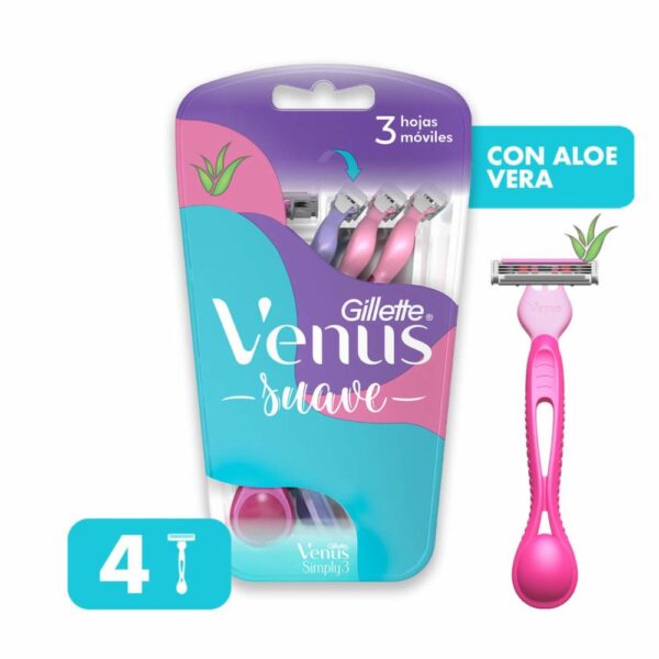 Afeitadora Venus Und VENUS X4 Uds - Imagen 3