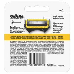 Repuesto Afeitadora Caballero Fusión Proshld GILLETTE X 4 Uds