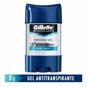 Gel Invisible Antitranspirante Specialized Cool Wave GILLETTE 82 G
