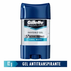 Gel Invisible Antitranspirante Specialized Cool Wave GILLETTE 82 G
