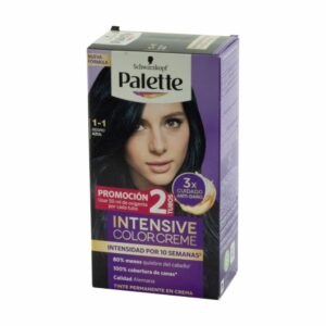 Tinte Capilar Tubo Cc 1-1 Negro Azulado PALETTE 110 Ml