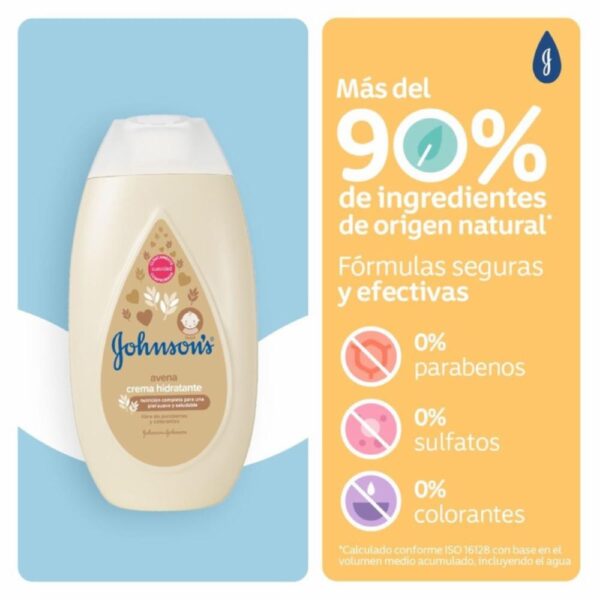 Crema Infantil Líquida De Avena JOHNSON´S BABY 400 Ml - Imagen 4