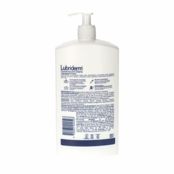 Crema Corporal Humectación Diaria Para Piel Normal A Seca LUBRIDERM 946 Ml - Imagen 2
