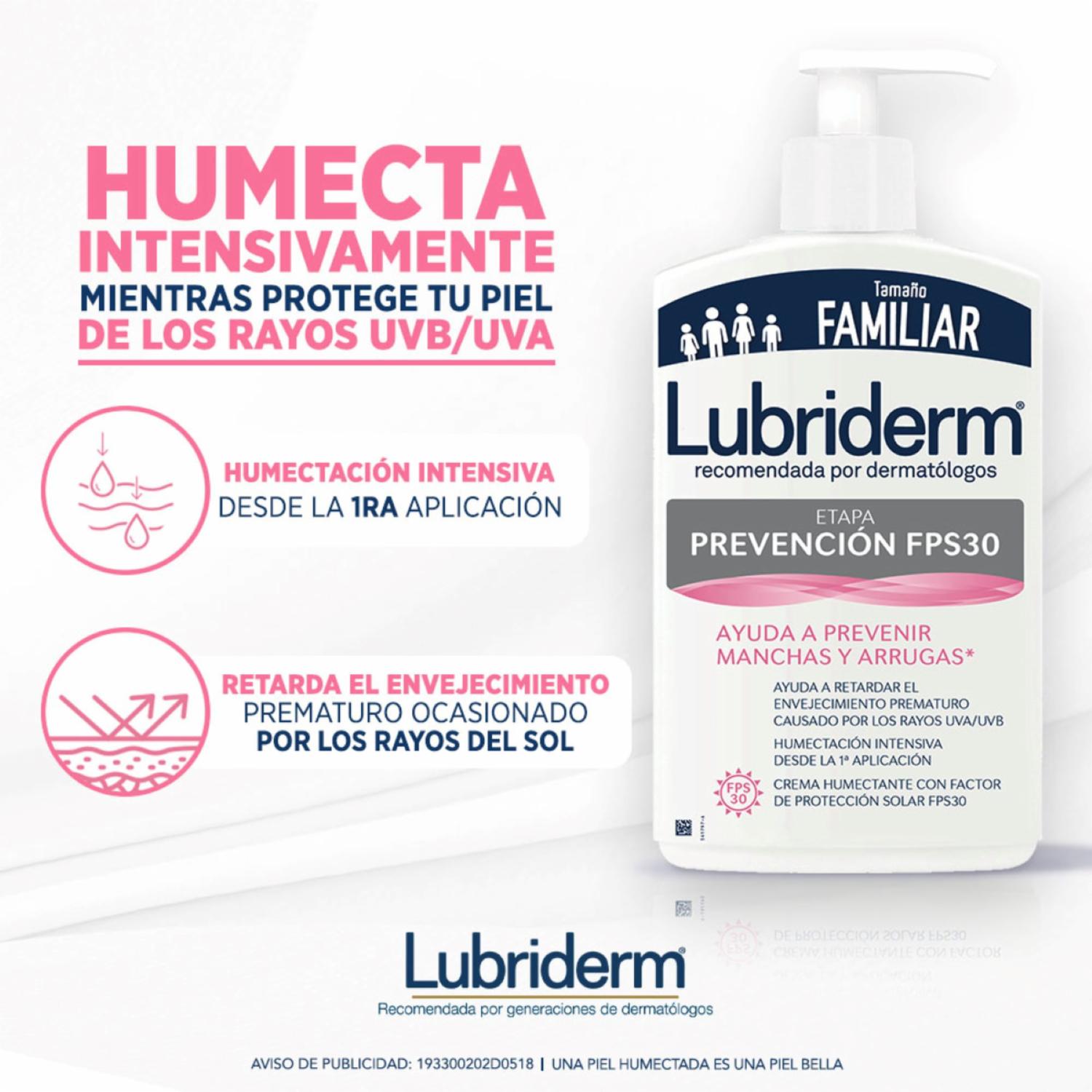 Crema Corporal Prevención LUBRIDERM 750 Ml - Imagen 2
