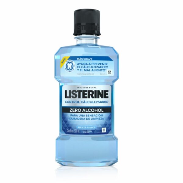 Enjuague Bucal Control Cálculo Zero Alcohol LISTERINE 500 Ml - Imagen 2