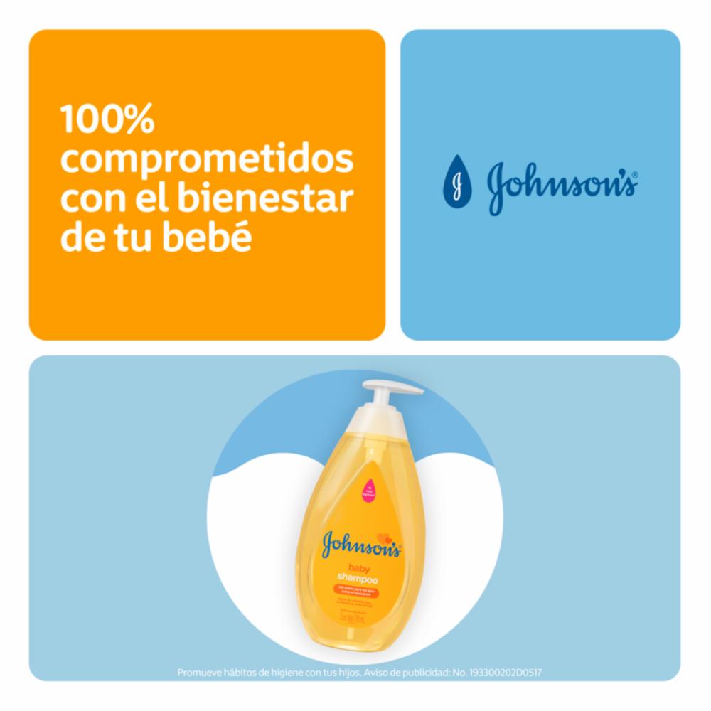 Shampoo Bebé Original JOHNSON'S 750 Ml - Imagen 5