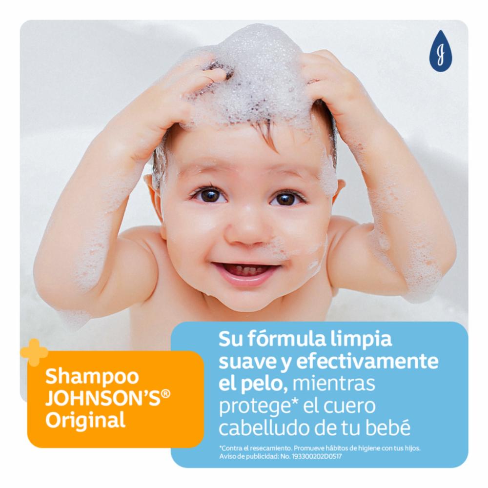 Shampoo Bebé Original JOHNSON'S 750 Ml - Imagen 6