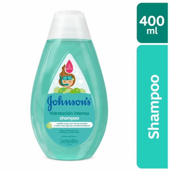 Shampoo Bebé Hidratación Intensa JOHNSON´S BABY 400 Ml