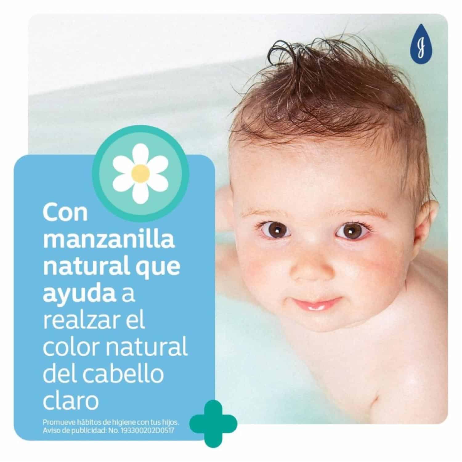 Shampoo Bebé Manzanilla JOHNSON'S 400 Ml - Imagen 3