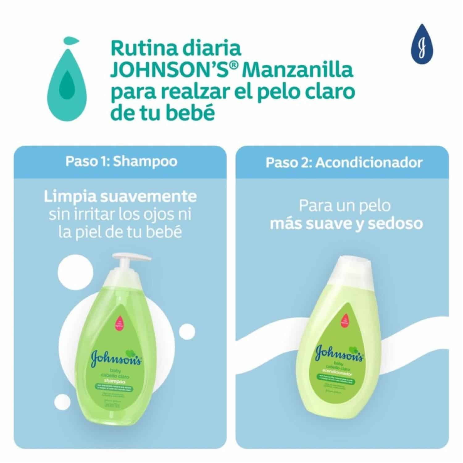 Shampoo Bebé Manzanilla JOHNSON'S 400 Ml - Imagen 5