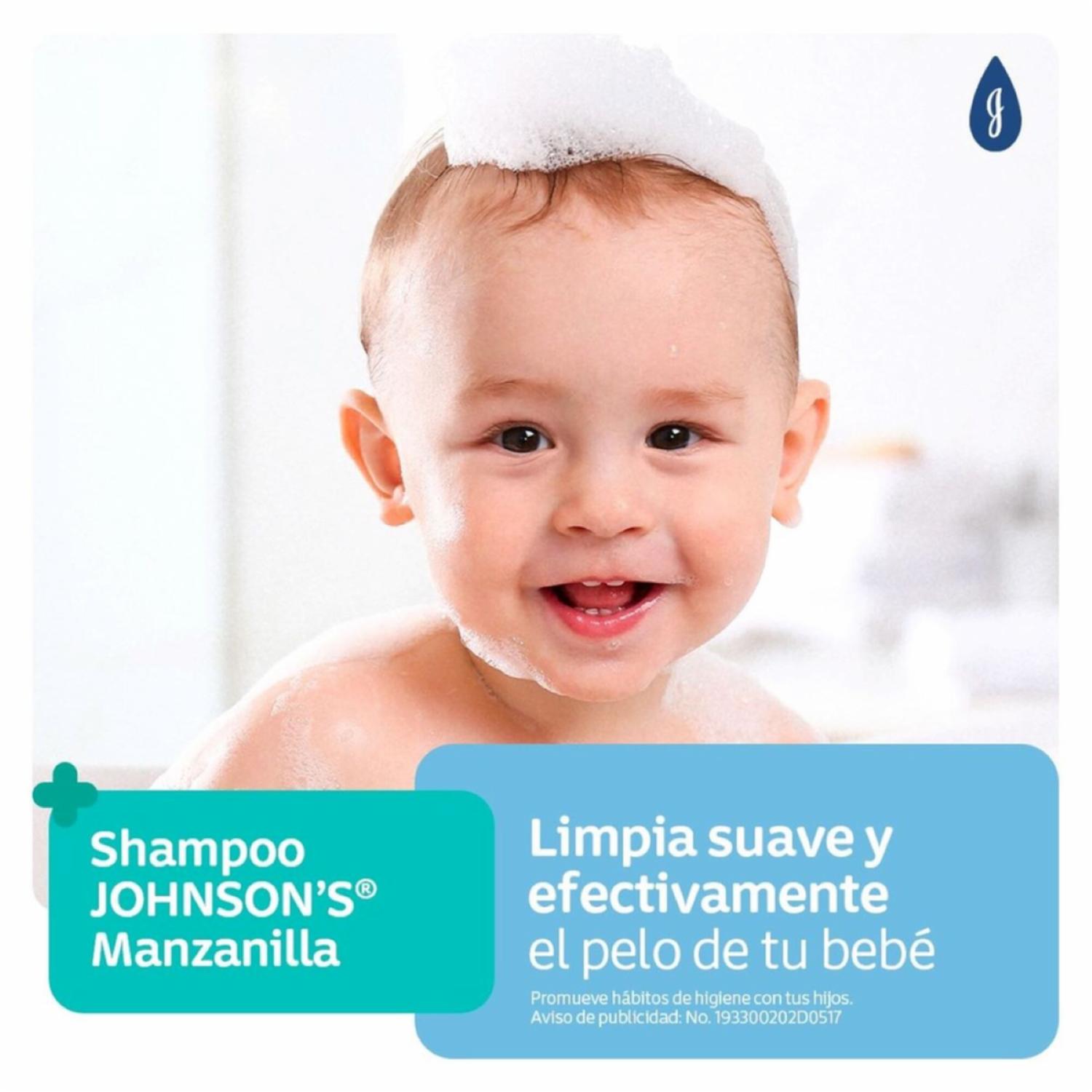 Shampoo Bebé Manzanilla JOHNSON’S 400 Ml