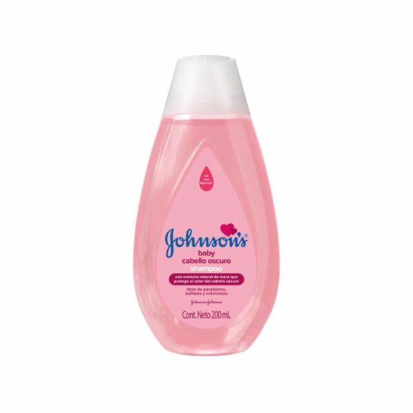 Shampoo Bebé Pelo Oscuro JOHNSON´S BABY 200 Ml - Imagen 2