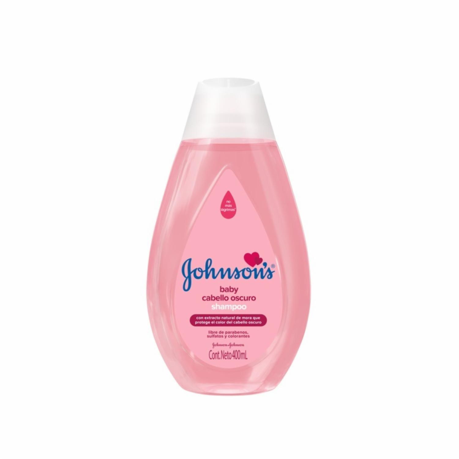 Shampoo De Cabello Para Bebé Cabello Oscuro JOHNSON'S 400 Ml - Imagen 2