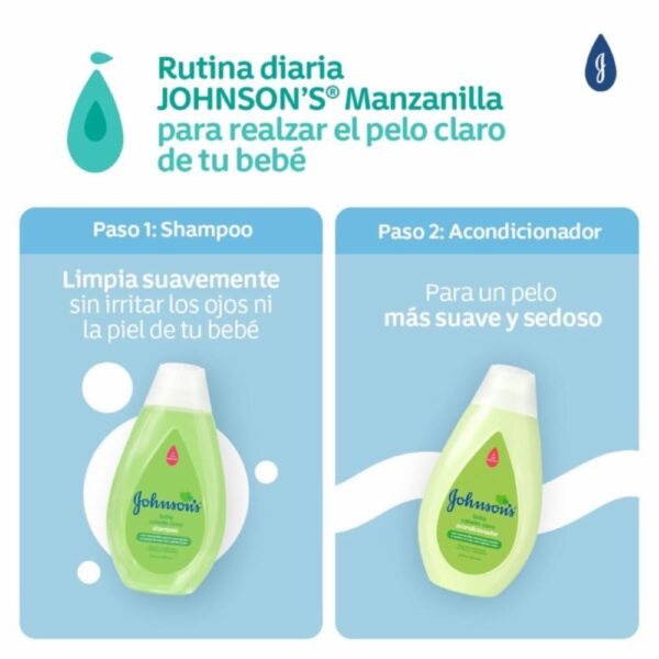Acondicionador Bebé Manzanilla JOHNSON´S BABY 400 Ml - Imagen 5