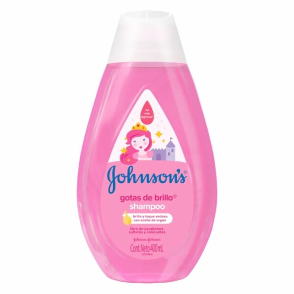 Shampoo Bebé Gotas De Brillo JOHNSON´S BABY 400 Ml - Imagen 2