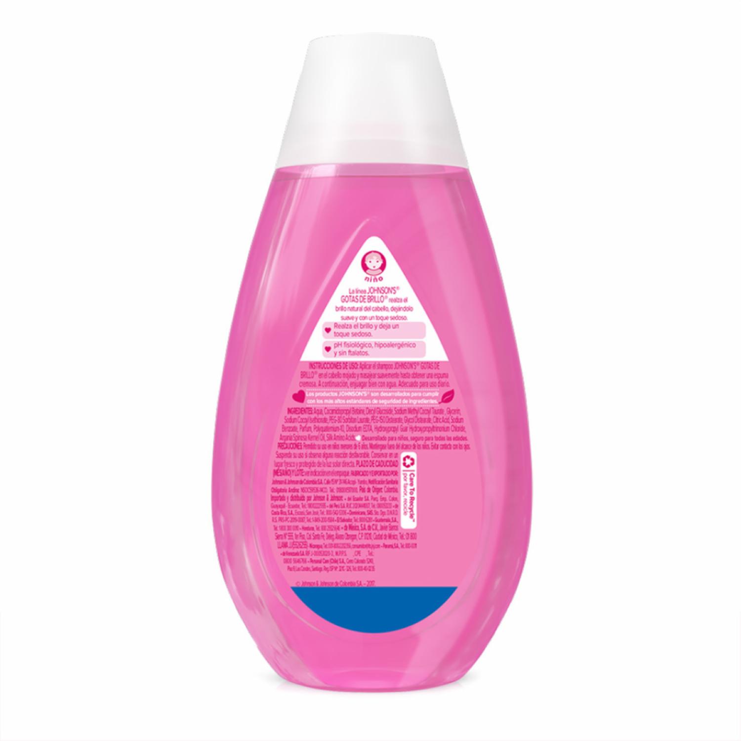 Shampoo Bebé Gotas De Brillo JOHNSON'S 750 Ml - Imagen 8