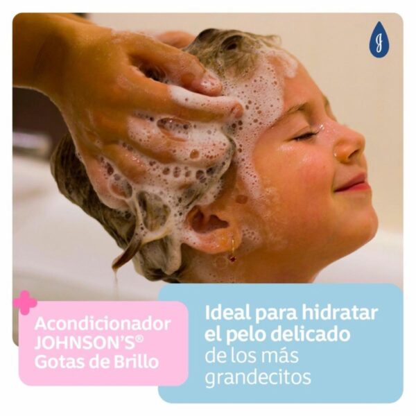 Acondicionador Bebé Gotas De Brillo JOHNSON'S 400 Ml - Imagen 6