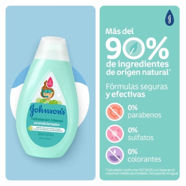 Acondicionador Bebé Hidratación Intensa JOHNSON´S BABY 400 Ml - Imagen 4