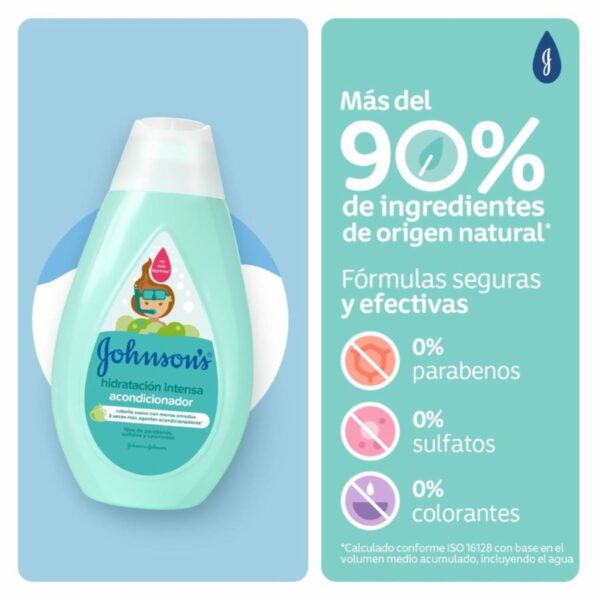 Acondicionador Bebé Hidratación Intensa JOHNSON'S 400 Ml - Imagen 4