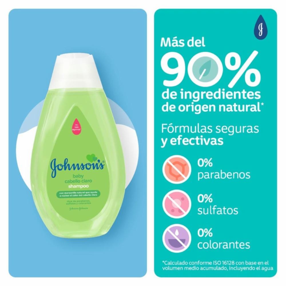 Shampoo Bebé Manzanilla JOHNSON'S 1000 Ml - Imagen 4