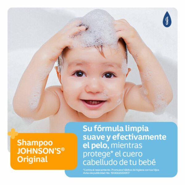 Shampoo Bebé Original JOHNSON´S BABY 1000 Ml - Imagen 6