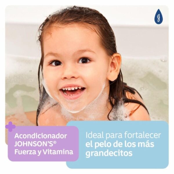 Acondicionador Bebé Fuerza Y Vitamina JOHNSON'S 400 Ml - Imagen 6