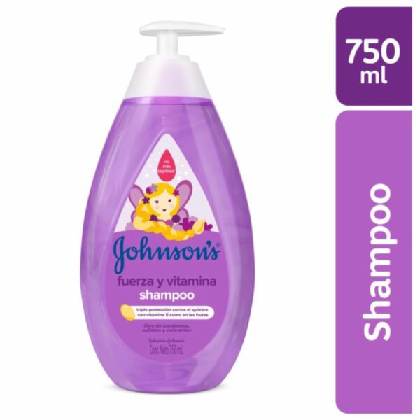 Shampoo Bebé Fuerza Y Vitamina JOHNSON´S BABY 750 Ml