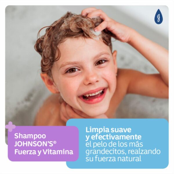 Shampoo Bebé Fuerza Y Vitamina JOHNSON´S BABY 750 Ml - Imagen 6