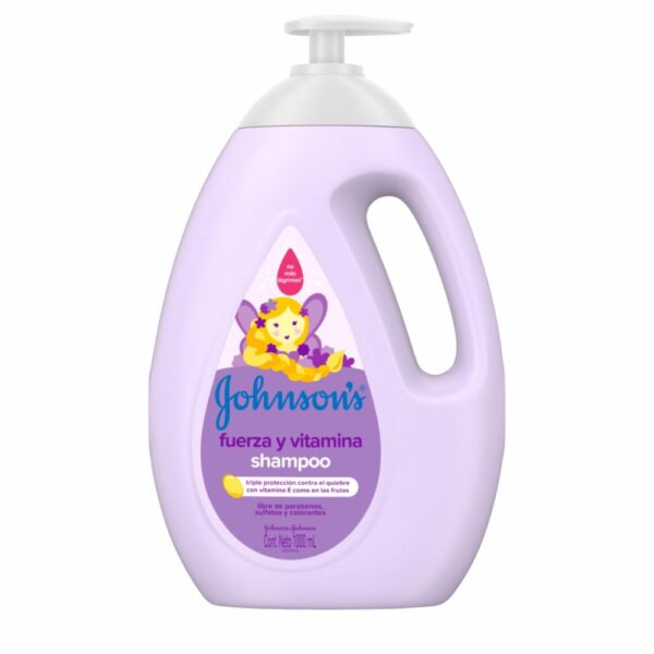 Shampoo Bebé Fuerza Y Vitamina JOHNSON´S BABY 1000 Ml - Imagen 2