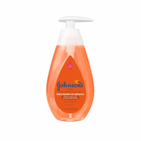 Baño Líquido Bebé Cabeza A Pies JOHNSON´S BABY 200 Ml - Imagen 2