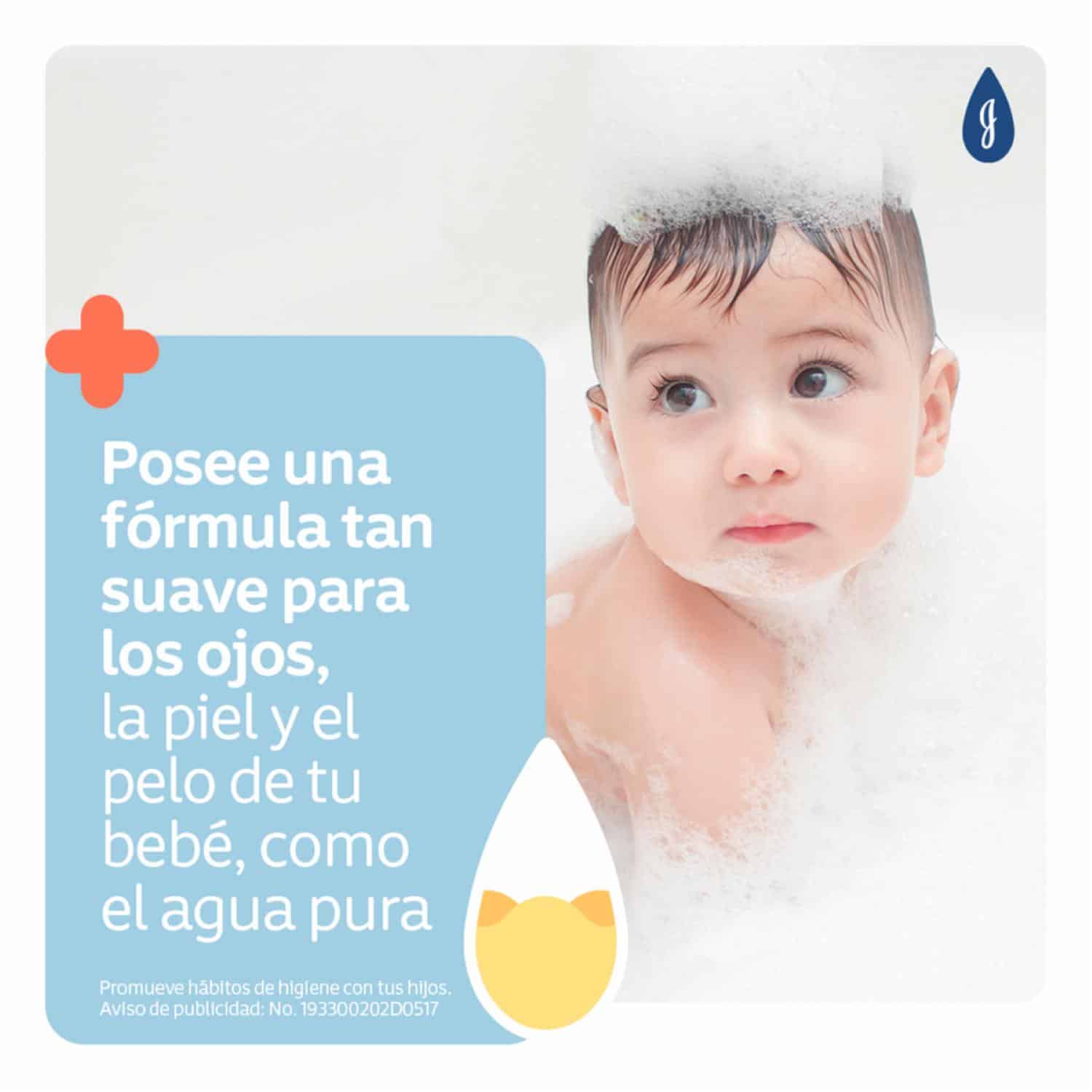 Baño Líquido Bebé Cabeza A Pies JOHNSON'S 200 Ml - Imagen 3
