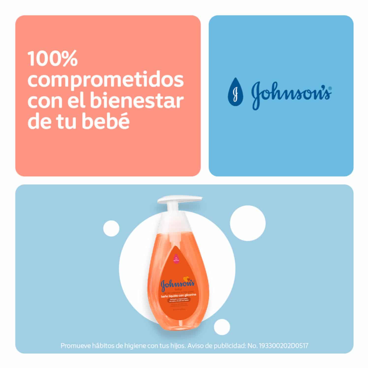 Baño Líquido Bebé Cabeza A Pies JOHNSON'S 200 Ml - Imagen 5