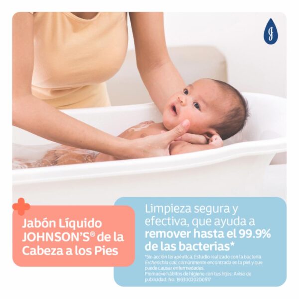 Baño Líquido Bebé Cabeza A Pies JOHNSON´S BABY 200 Ml - Imagen 6
