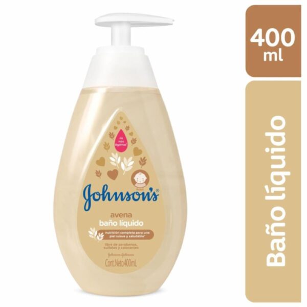 Baño Líquido Bebé Avena JOHNSON´S BABY 400 Ml - Imagen 3