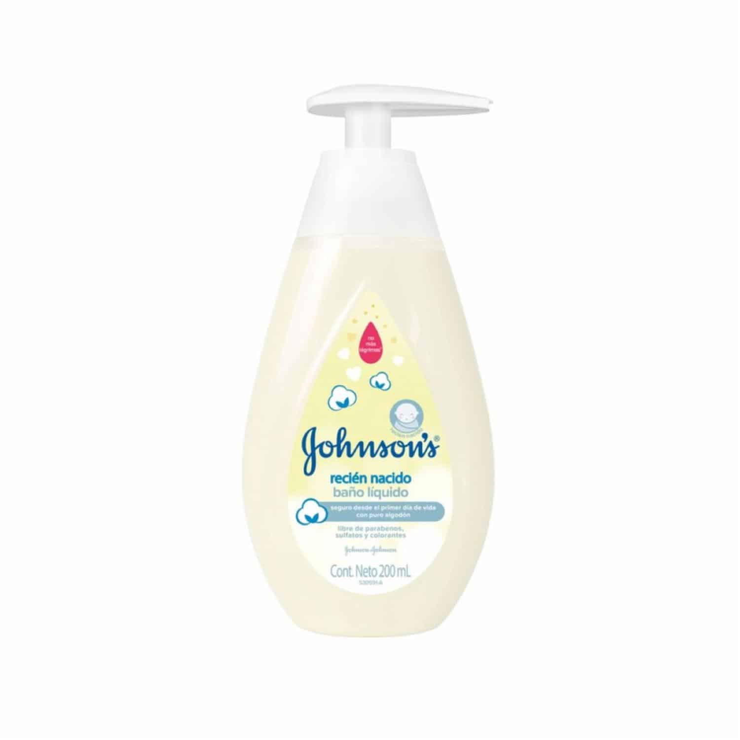 Baño Líquido Bebé Recién Nacido JOHNSON'S 200 Ml - Imagen 2
