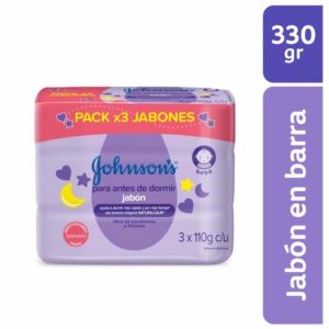 Jabón Para Bebé Para Antes De Dormir Tripack JOHNSON'S 330 G