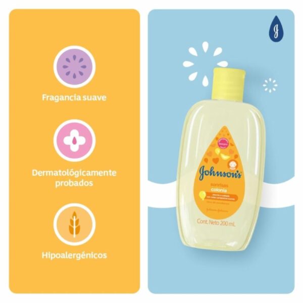 Colonia Infantil Sonrisas JOHNSON´S BABY 200 Ml - Imagen 4